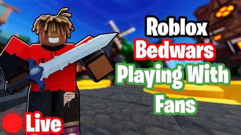 Roblox Bedwars Live Playing Customs Duos Squads With Viewers