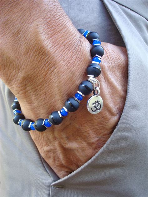 Men S Spiritual Healing Protection Fortune Bracelet With Semi