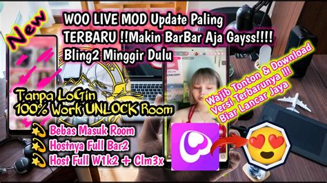 Aplikasi Live Stream Barbar Terbaru Woo Live Mod Live