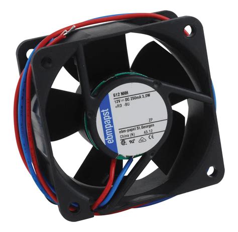 612NHH Ebm Papst AXIAL FAN 60MM 12VDC Element14 Korea