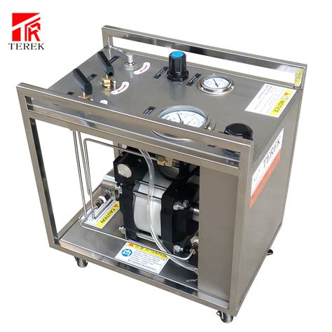 Terek 10 40000 Psi High Pressure Double Acting Hydrostatic Test Pump Liquid Booster Pump China