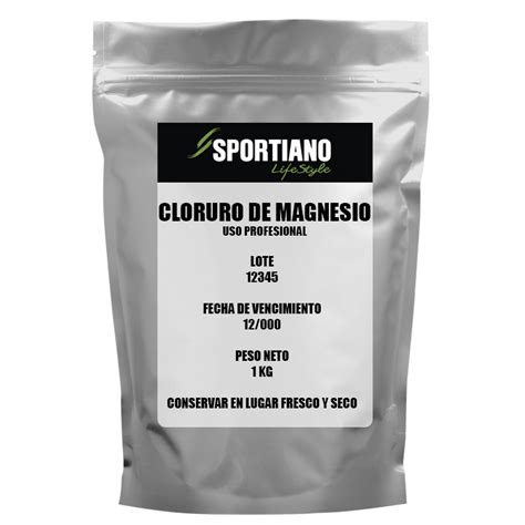 Cloruro De Magnesio Puro En Escamas Kilo Sportiano