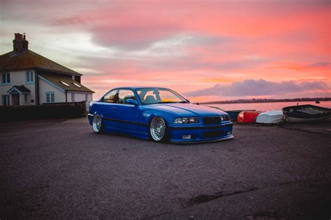 Kustom Kolors BMW E36 Custom Paint And Air Ride Suspension Install