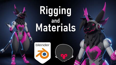 Neo Rigging And Texturing A Protogen In Blender And Marmoset