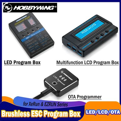 Hobbywing In Multifunction Led Lcd Ota Program Box Usb Programmer