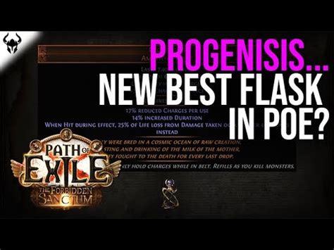 New Best Flask In Poe Forbidden Sanctum Path Of Exile Youtube