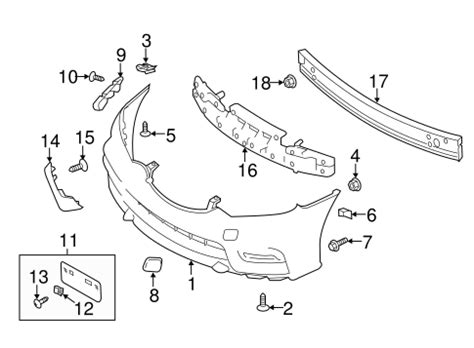 Bumper Components Front For 2019 Nissan Sentra Nissan OEM Parts