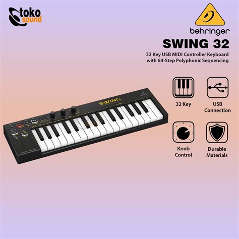 Jual Behringer Swing Key Usb Midi Controller Keyboard Shopee Indonesia