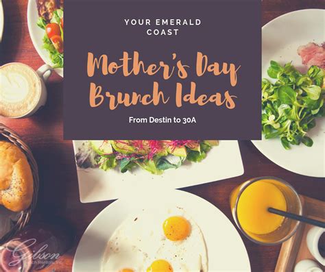 Mother’s Day Brunch Ideas From Destin To 30a