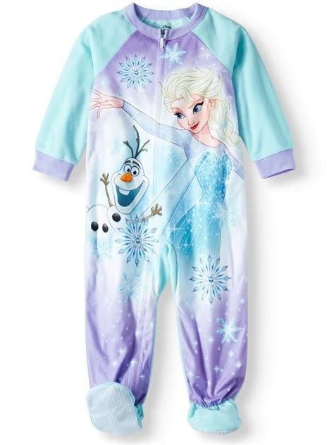 Disney Frozen Elsa Footed Blanket Sleeper Pajama Girl Size 5t