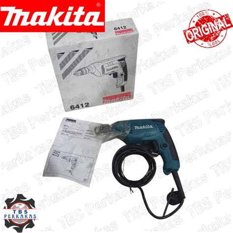 Jual Mesin Bor 10mm Tangan Listrik Kayu 6411 10 Mm Makita Shopee