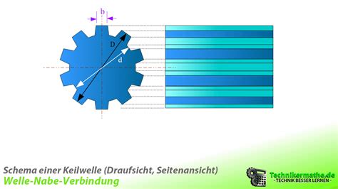 Formschlüssige Welle Nabe Verbindung einfach erklärt 1a