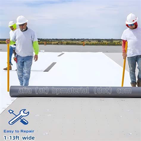 Commercial Roofing Materials Mil Tpo Roofing Membrane For Single Ply