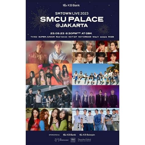 Jual WTS TIKET KONSER SMTOWN LIVE 2023 SMCU PALACE JAKARTA CAT 1D