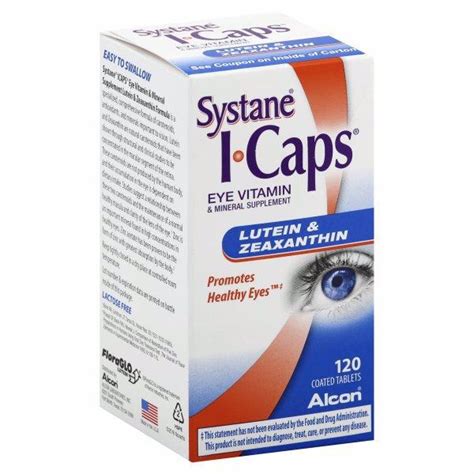 Systane I Caps Lutein Zeaxanthin Coated Tablets Wegmans