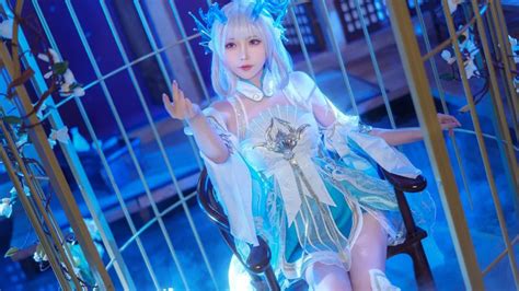 Cos：王者荣耀西施游龙清影cosplay正片15p 大肉丸amiee 哔哩哔哩