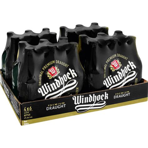 Beverages Beer Windhoek Beer Draught 24 X 440 Ml