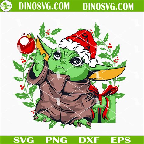 Baby Yoda Christmas Svg Star Wars Christmas Svg Christmas Svg Baby