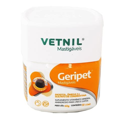 Compre Geripet Suplemento C Es E Gatos Idosos Na Farmacia De Bicho