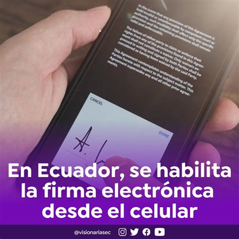 Visionarias on Twitter ATENCIÓN La firma electrónica desde el