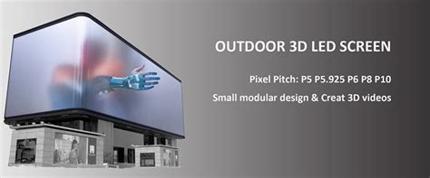Outdoor Naked Eye D Led Screen Maxcolorvisual