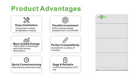 Vertical Stacked High Voltage Energy Storage Battery Kwh