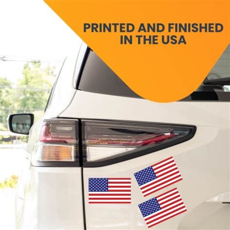 American Flag Car Magnets 5 Pack 2-3/4 X 4 Decals - Etsy