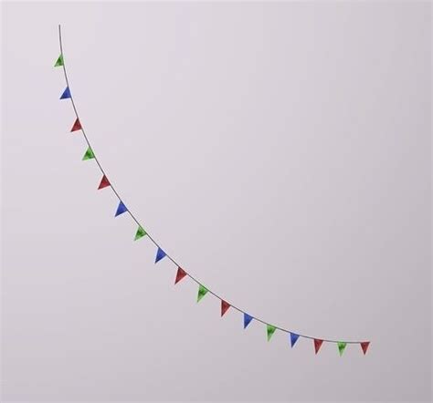 3d Model Flags Vr Ar Low Poly Cgtrader