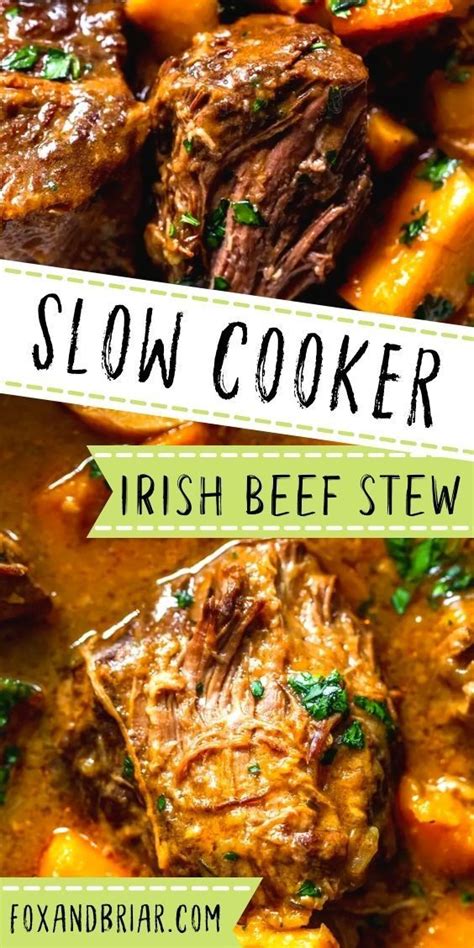 Slow Cooker Irish Beef Stew Artofit