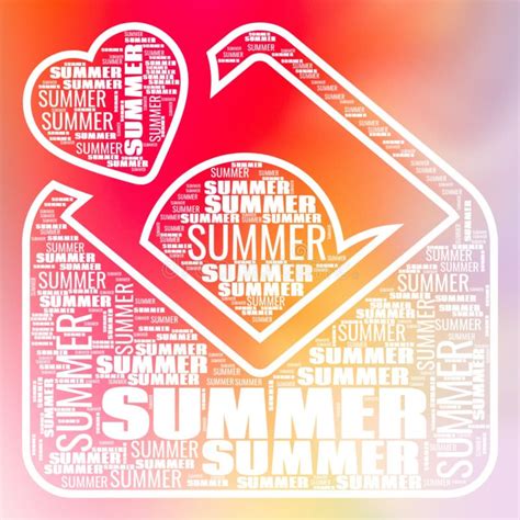 Hot Summer Cool Shapes Stock Illustration Illustration Of Shap 312434114