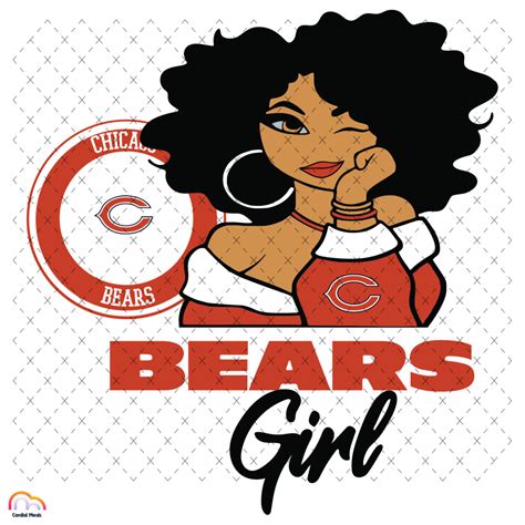 Chicago Bears Girl Svg, Sport Svg, Chicago Bears Svg, Bears - Inspire ...