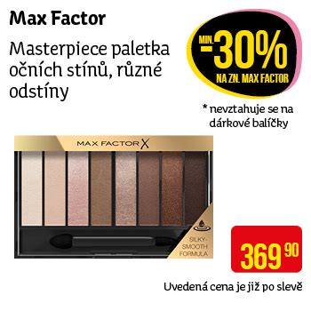 Teta drogerie Max Factor Masterpiece Nude paletka očních stínů 01