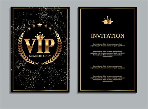 Vip Invitation Images Free Download On Freepik Worksheets Library