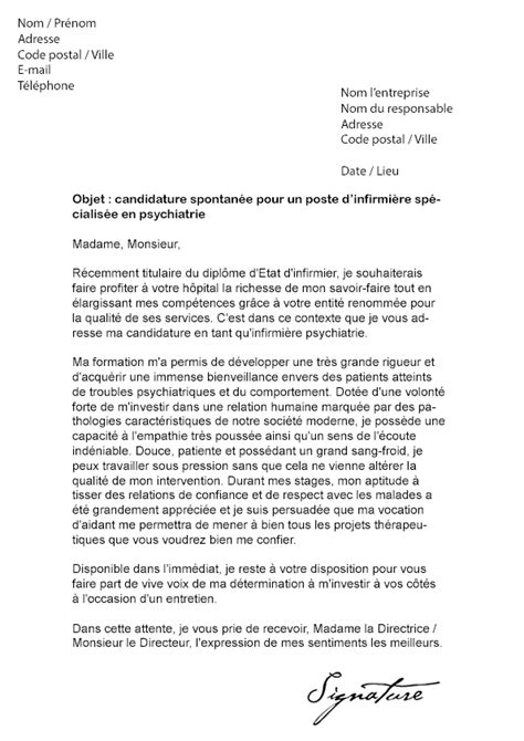 Lettre De Motivation Stage Psychiatrie