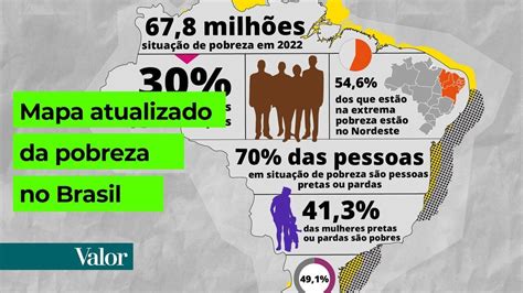 Veja o mapa atualizado da pobreza no Brasil Brasil Valor Econômico