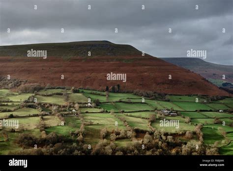 Table Mountain Crug Hywel Above The Village Of Llanbedr Near