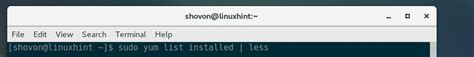 C Mo Listar Los Paquetes Instalados En Centos Linux Hint Arquidia
