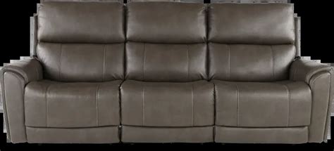 Damon Smoke Gray Power Reclining Sofa Rc Willey