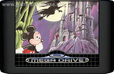 Castle Of Illusion Starring Mickey Mouse Sega Genesis Artwork