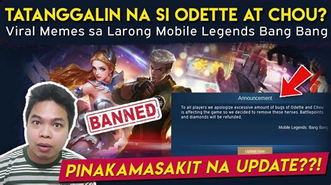 Paalam Odette At Chou Viral Memes Sa Mobile Legends Youtube