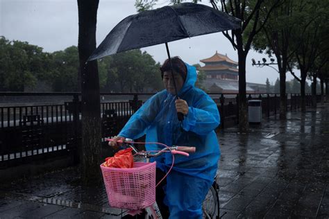 Chine La région de Pékin confrontée aux pluies torrentielles du