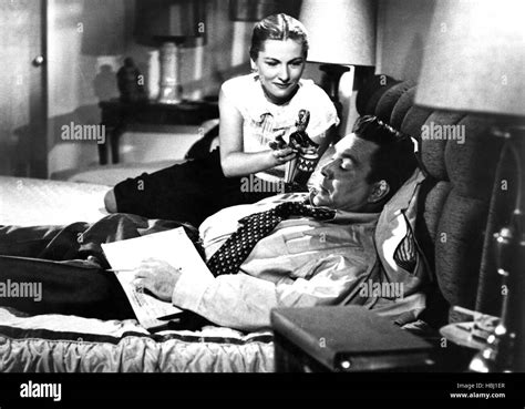 The Bigamist Joan Fontaine Edmond Obrien 1953 Stock Photo Alamy