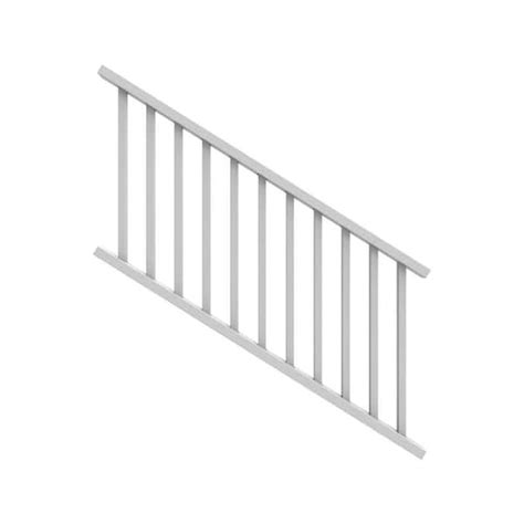 Barrette Outdoor Living Select Ft X In White Vinyl Stair Rail