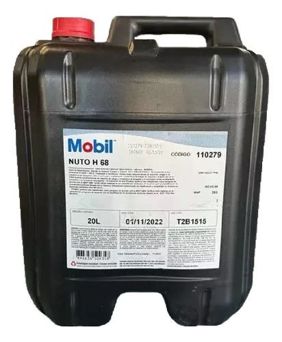 Aceite Hidraulico Mobil Nuto H Balde De Litros