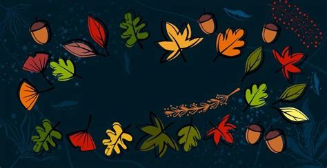 Fall Leaves Background Vector Art, Icons, and Graphics for Free Download