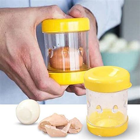 Egg Shell Separator Hand Crank Egg Sheller Cooked Egg Sheller Kitchen