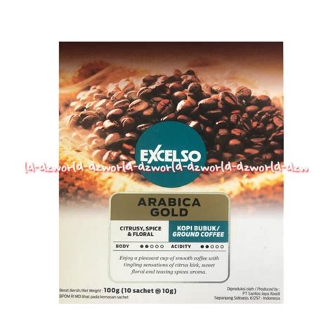 Jual Excelso Arabica Gold 10Sachet Kopi Bubuk Ekselso Arabika Exselso