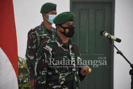 Danrem Bj Lantik Personelnya Yang Naik Pangkat Radar Bangsa