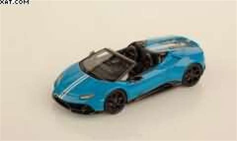 Modèle réduit Lamborghini 60th Anniversary Huracan Evo Spyder Blu Le