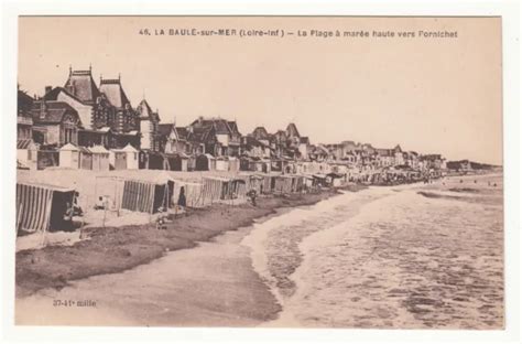 La Baule Sur Mer La Plage Mar E Haute Vers Pornichet Sd Cpa